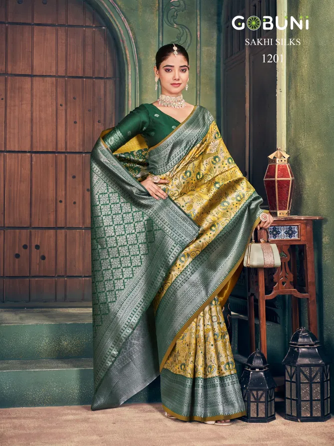 Sakhi Silk By Gobuni Zari Silk Designer Saree Wholesale Price In Surat